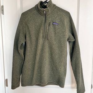 PATAGONIA mens green quarter zip